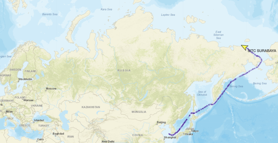 北極航線集裝箱海運定期班輪